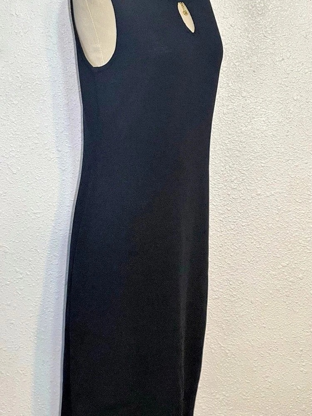 St. John sport black knitted Sleeveless Dress size medium - Picture 8 of 15